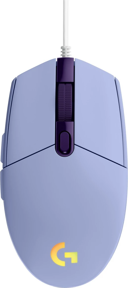 Maus Logitech G203 LIGHTSYNC, USB Type-A, 8000 DPI, 1 ms, Lilac