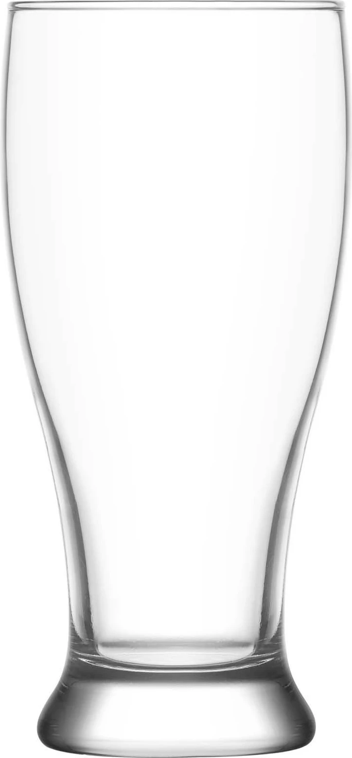 Gotë birre LAV Belfast 565 ml transparente, set 6 copë