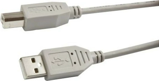 Kabllo USB Synergy21 S215188, USB-A në USB-B, 5 m, USB 2.0, gri