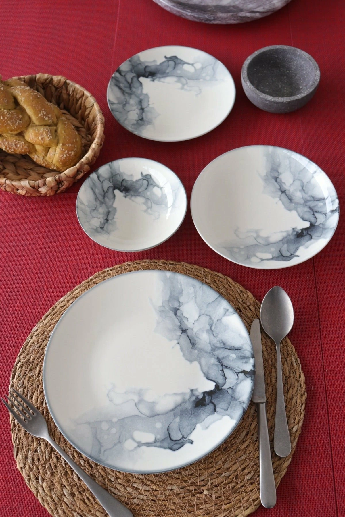 Set darke 24 pjese, Hermia Concept, GBSATN24Y4R1360