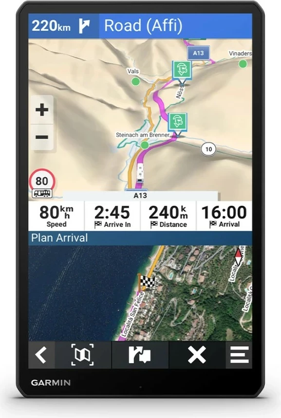 Navigacion GPS Garmin Camper 1095, 32GB, 10.1", i zi 2