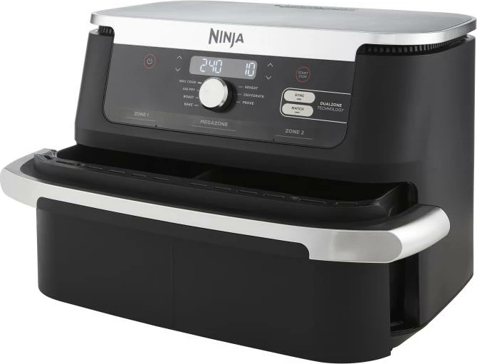 Fritezë me ajër, Ninja AF500EU FlexDrawer, kapacitet i madh për familje, e zezë