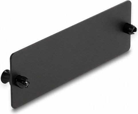 Panel i verbër për fiber optike DeLOCK, 109 x 35 x 20 mm, metal, i zi