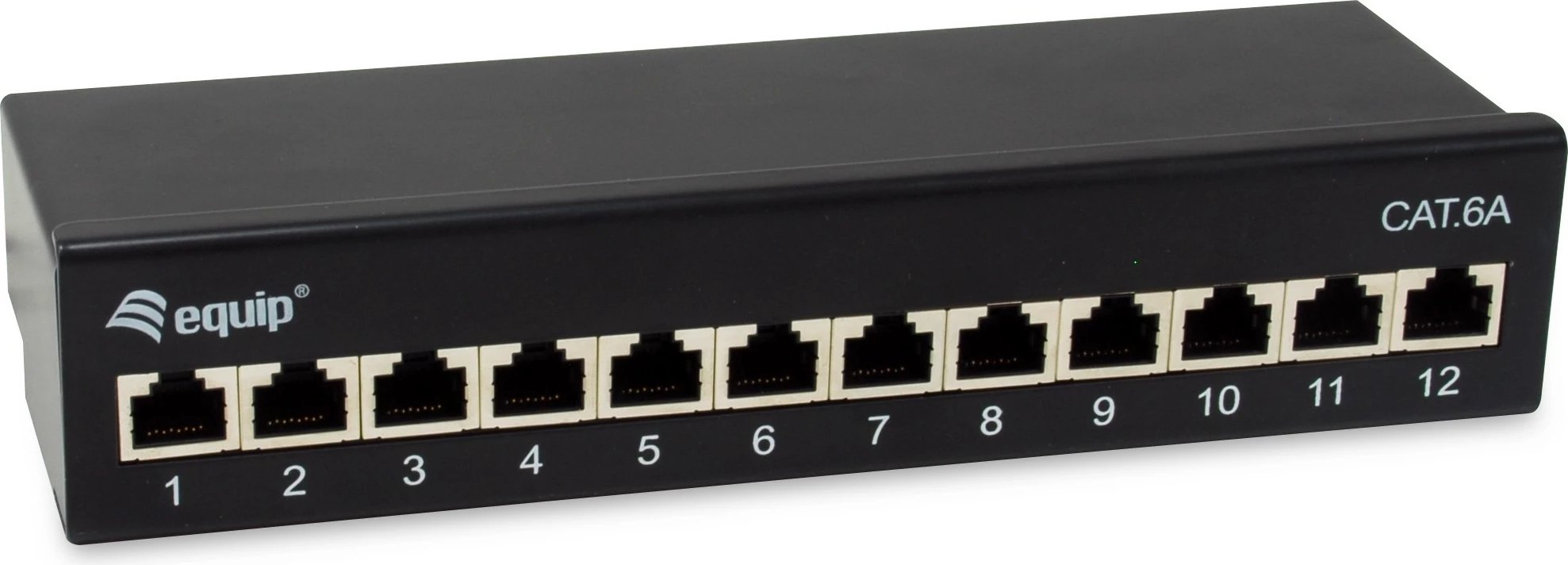 Aksesor rrjeti Equip 326622, 12 porta RJ-45, Cat6a, 10GBase-T, e zezë