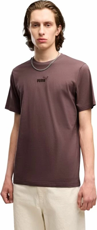 Maicë për meshkuj Puma ESS Small No. 1 Logo Centered Tee 692912 91, kafe