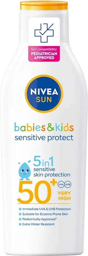 Krem për diell për fëmijë Nivea Sensitive Protect SPF50+, 200ml
