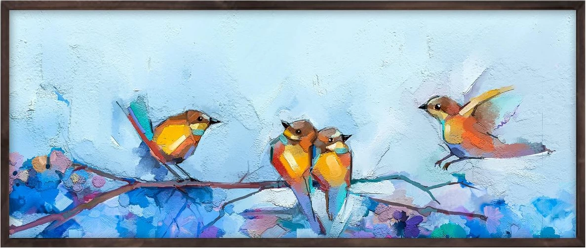 Pikturë dekorative me kornizë, MDF, shumëngjyrëshe, Wallity, Artsmdfyty52-12050, 50x120cm