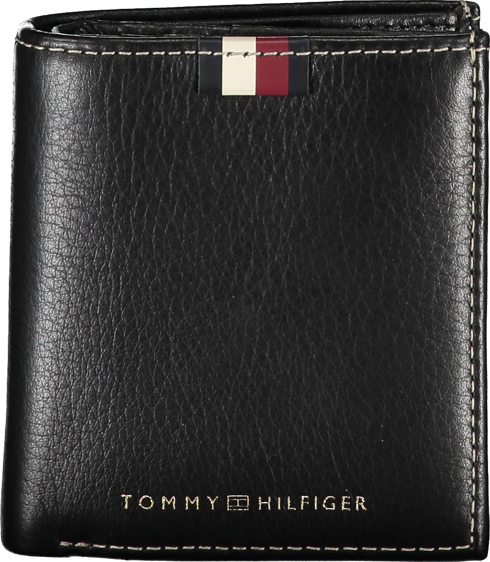 Portofol për meshkuj TOMMY HILFIGER, i zi