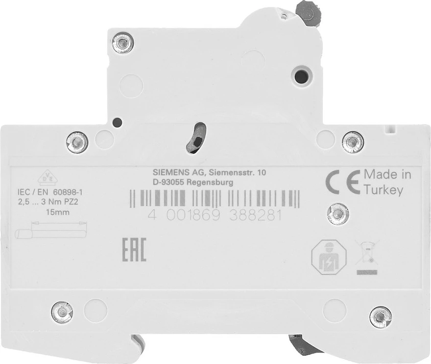 Automat Siemens 5SL61106, B10A, 1P, 6kA, 230/400V