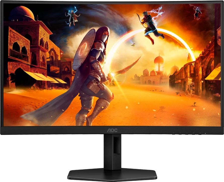 Monitor gaming AOC CQ27G4X 27\" QHD 180Hz 1ms Fast VA curved 1500R Adaptive Sync HDR10, zi/gri
