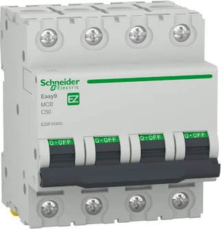Siguresë Automatike 4P, C 50A, 6kA - Schneider