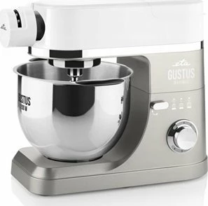 Mikser planetar Eta Gustus Maximus IV ETA-RO-200-10, 1200W, tas 5.5L + blender 1.5L, argjend, set me 2 tasa dhe aksesorë
