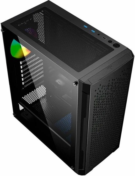 Kuti kompjuteri Gembird Fornax 400X midi-tower, e zezë