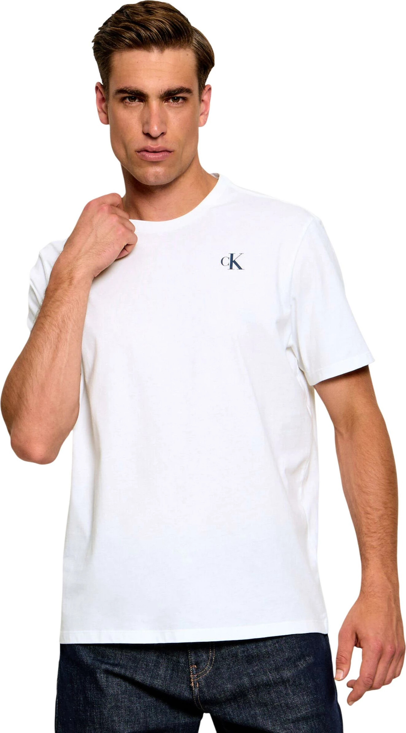 Maicë për meshkuj Calvin Klein Jeans LV04RH815G, e bardhë
