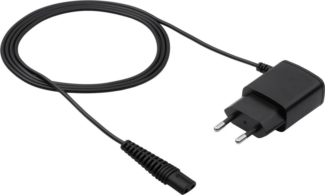 Adapter rryme AKYGA AK-PD-02, 5.9V 600mA 3.5W, kabllo 1.5m, për makina rroje/trimmer Braun, e zezë