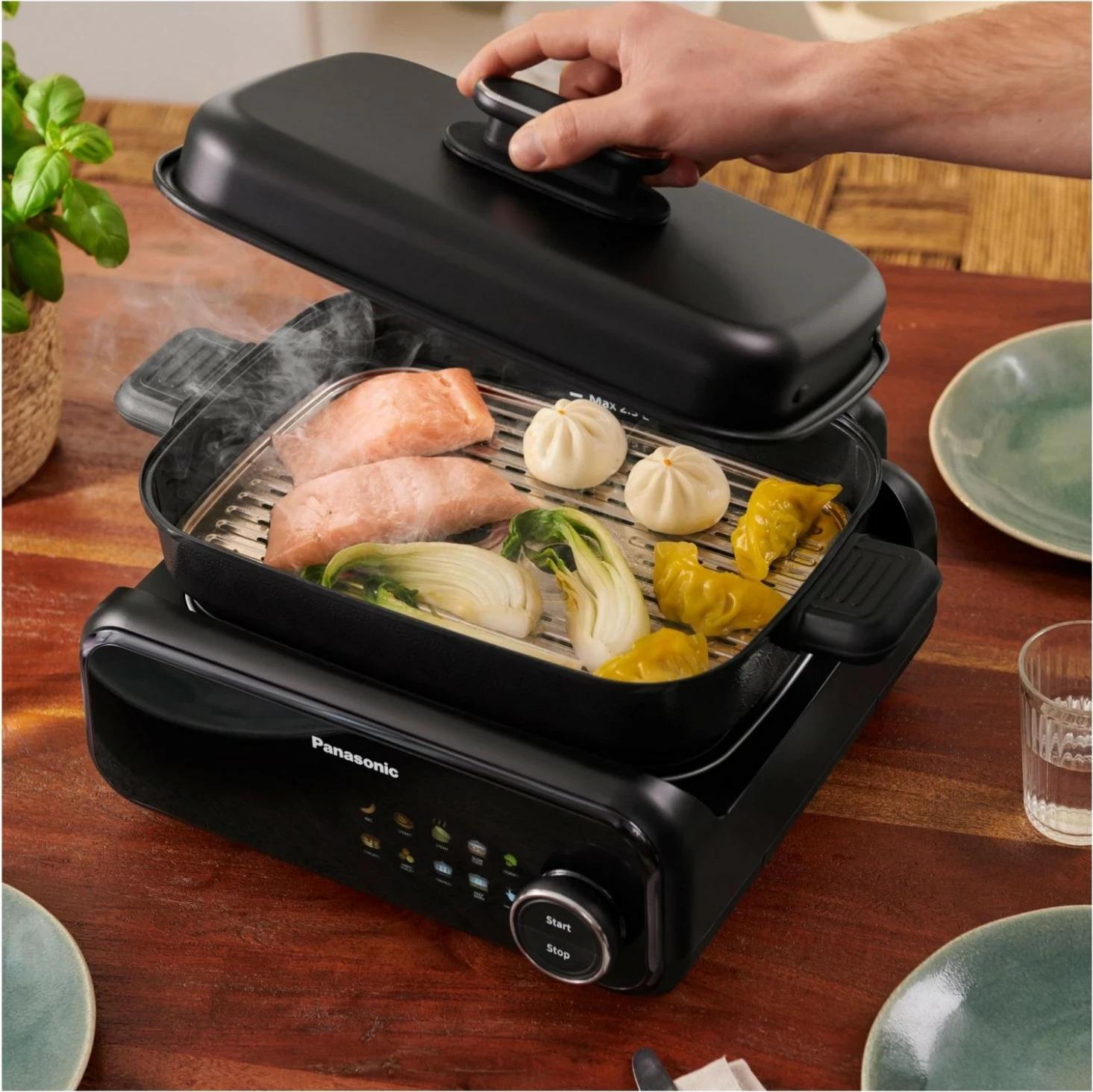 Multicooker Panasonic NF-GM400KXE, 2.5L, 9 programe, i zi