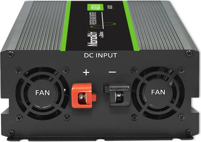 Konvertues voltazhi Qoltec Monolith 51939, 2000W/4000W, 24V në 230V, grafit