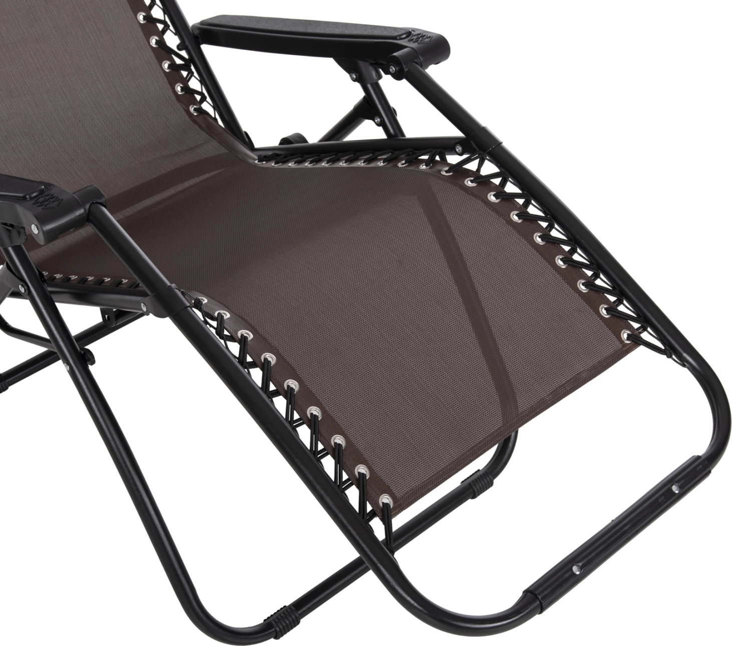 Karrige relaksuese COMPANION, tekstilene kafe, metal i zi, FH5095.13, 67x145x110cm