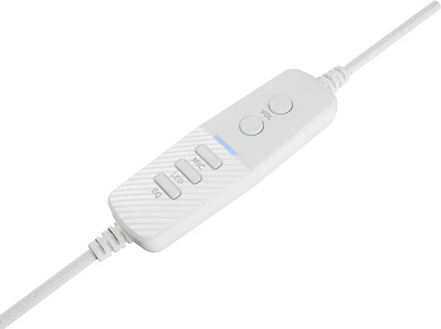 Kufje Genesis Neon 764 RGB, të bardha