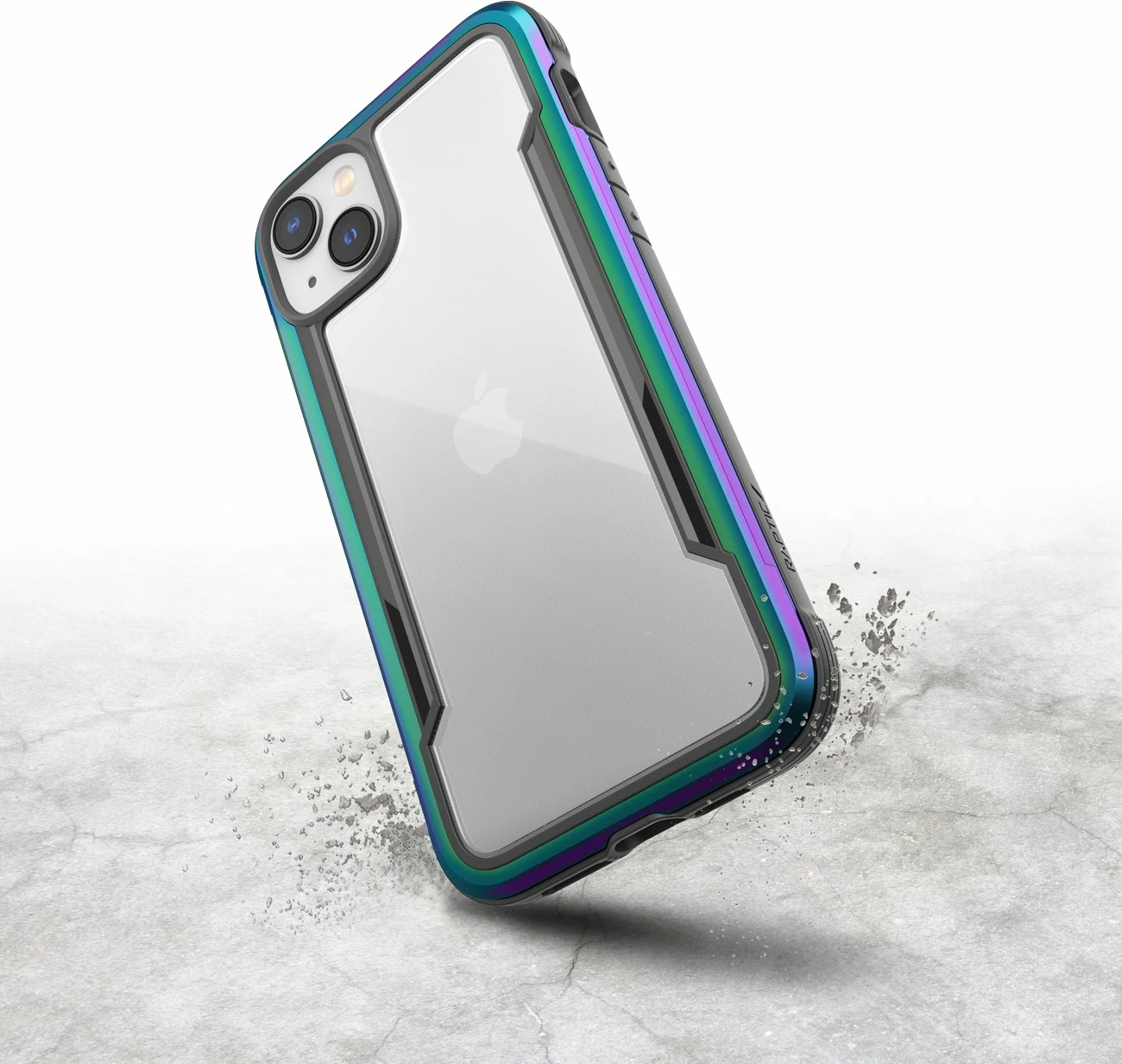 Mbështjellës Raptic X-Doria Shield për iPhone 14, MagSafe, Iridescent