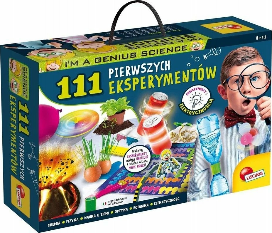 Set eksperimentesh shkencore Lisciani I'm a Genius 111 First Experiments, multicolor