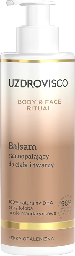 Balsam vetë-ngjyrues për trup dhe fytyrë UZDROVISCO Body & Face Ritual për femra, 200ml