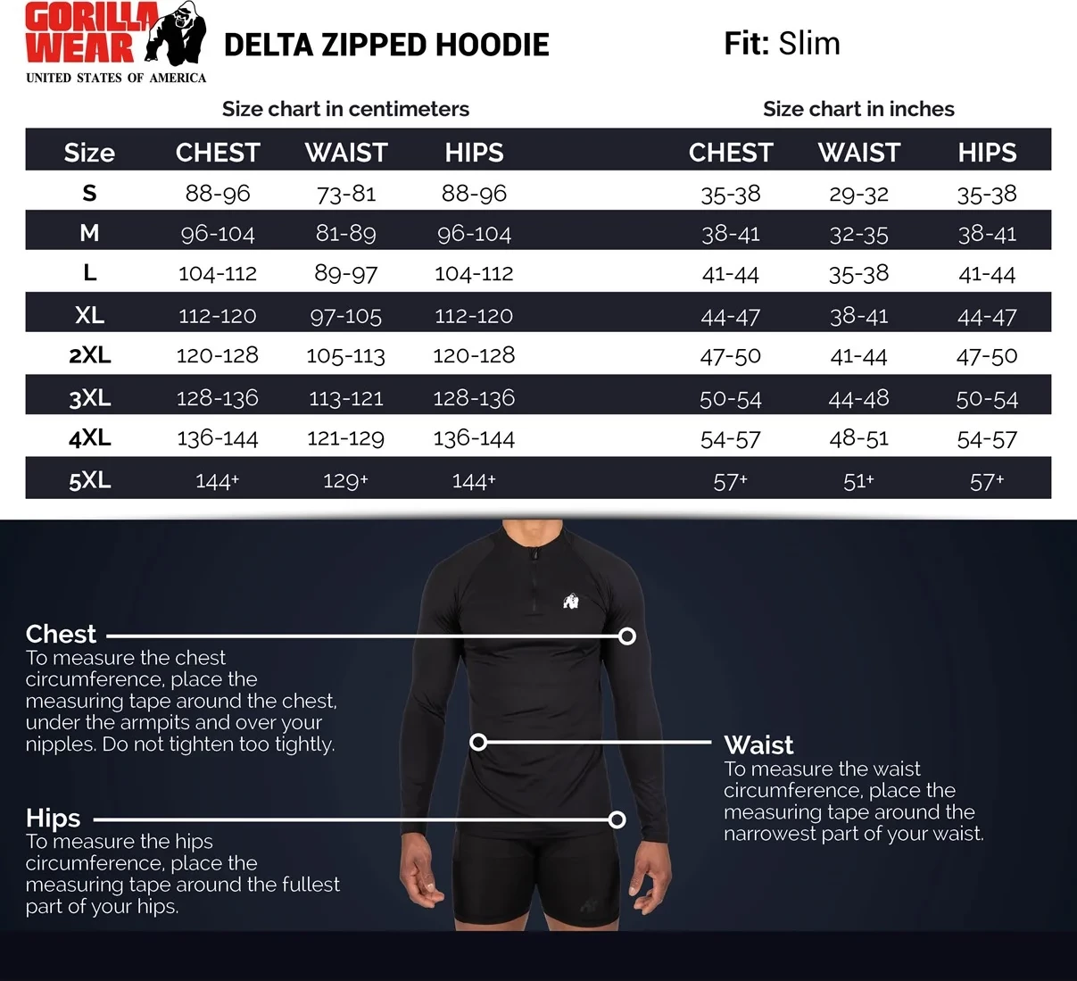 Delta Zipped Hoodie - Black [Madhësia: M]