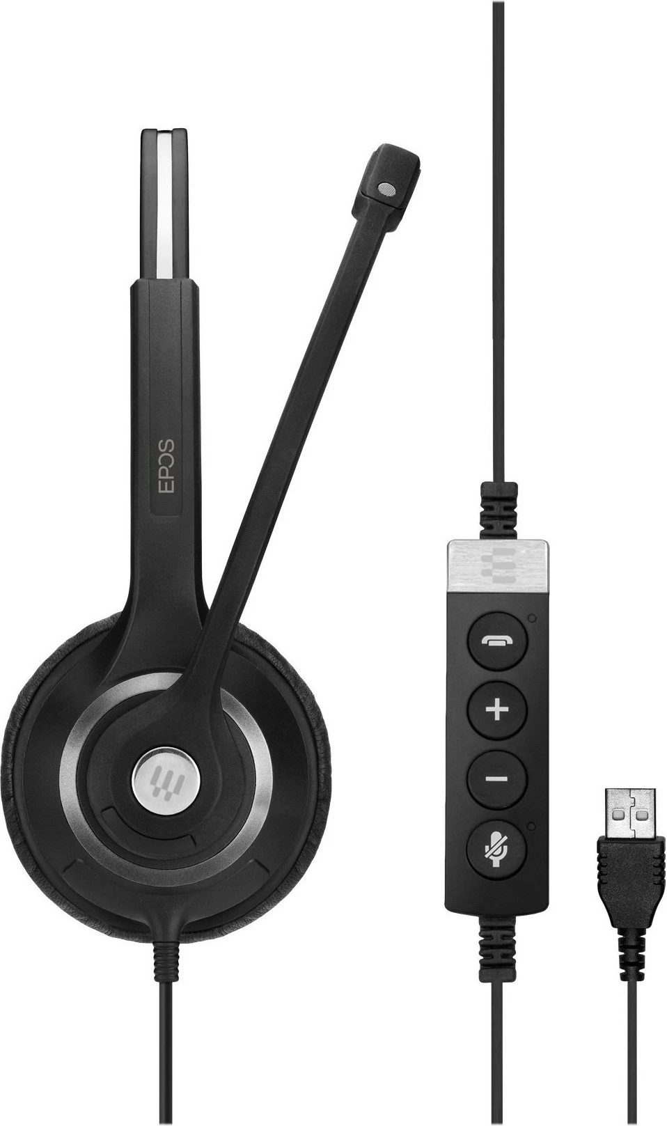 Kufje EPOS Sennheiser IMPACT SC 230 USB MS II, me kabllo, e zezë