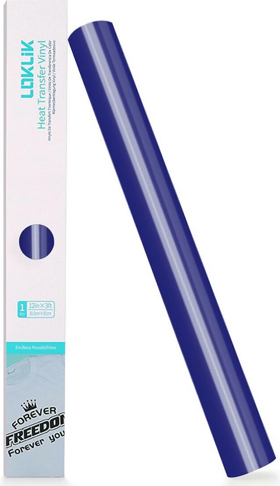Folie për plotter LOKLiK Basic, 30.5 x 180 cm, glossy, blu mbretërore