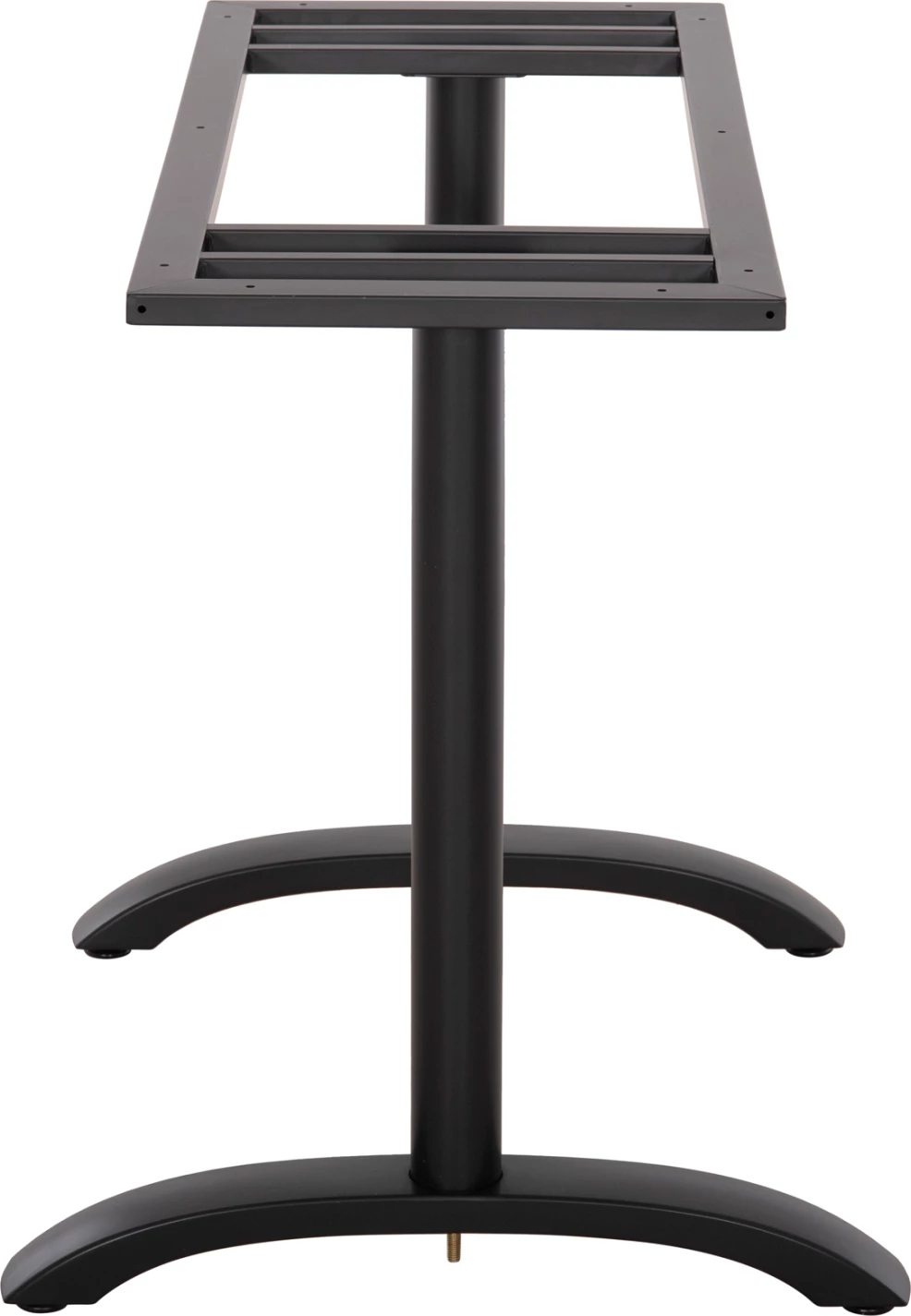 Bazë për tavolinë, metalike, ngjyrë e zezë mat, FH461.11, 100x40x73 cm