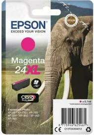 Kartushë boje, Epson, 24XL C13T24334012, kapacitet i lartë XL, Magenta