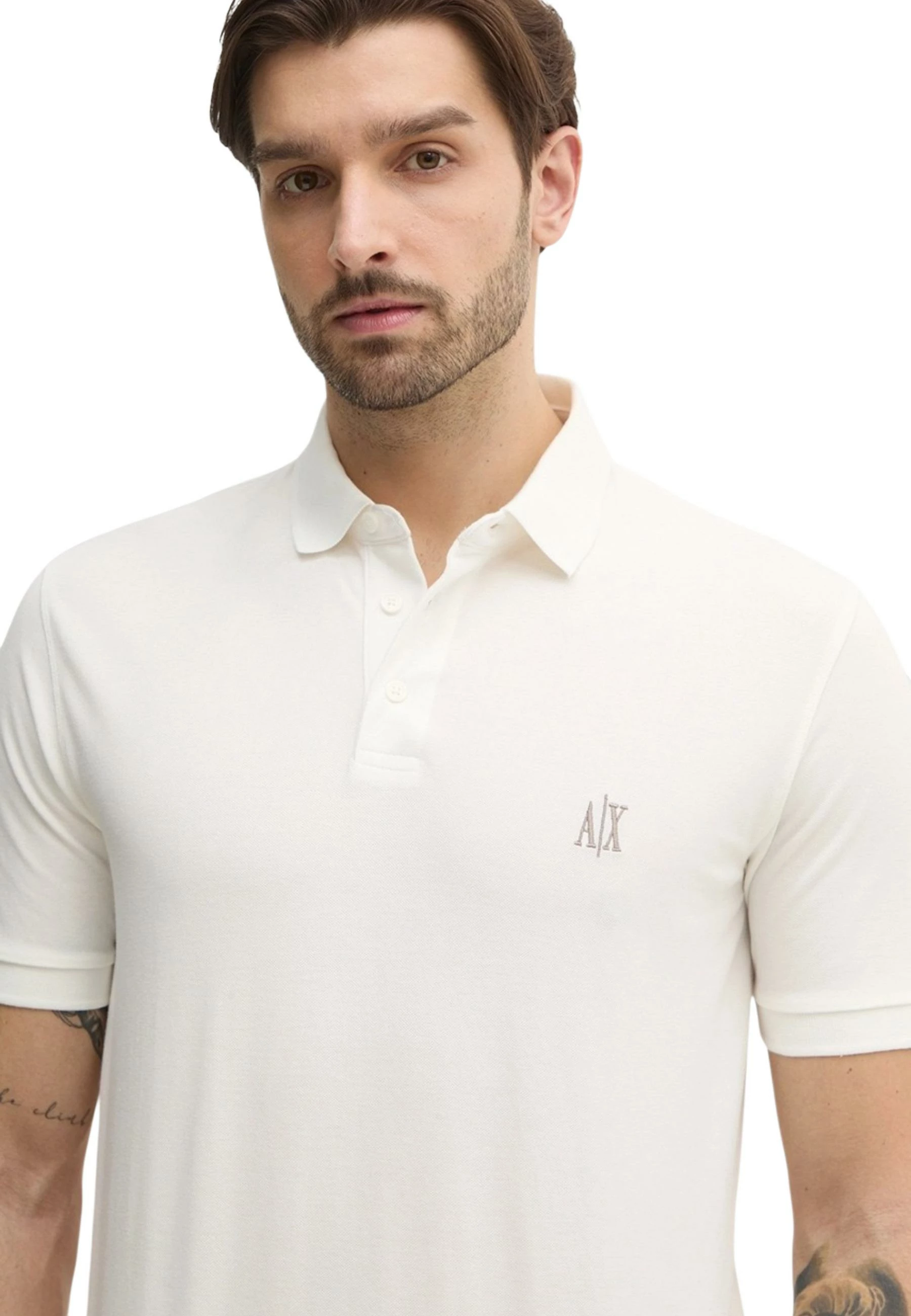 Maicë polo për meshkuj Armani Exchange XM000367 AF13022, e bardhë [Madhësia: XS]