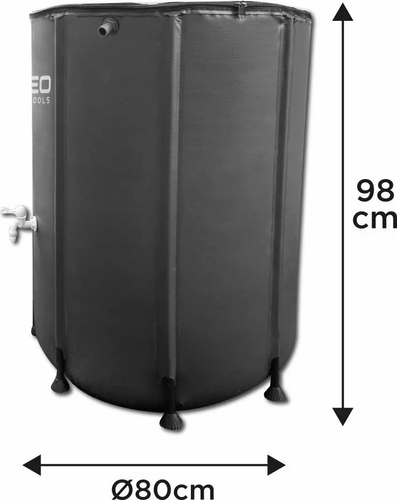 Rezervuar i palosshëm për ujë shiu Neo 15-952, 500 L, PVC, antracit