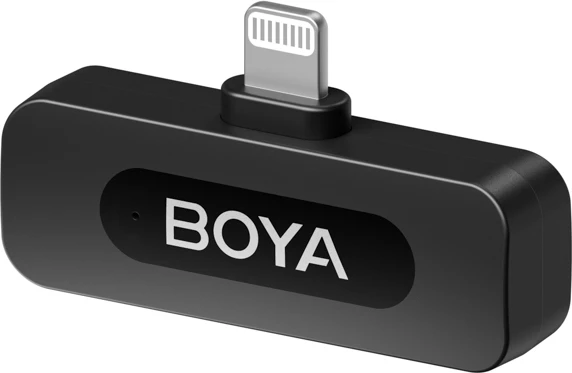 Mikrofon pa kabllo BOYA BY-V1 V2.0 2.4GHz, Lightning, 48kHz/16-bit, set (transmetues + receiver) i zi