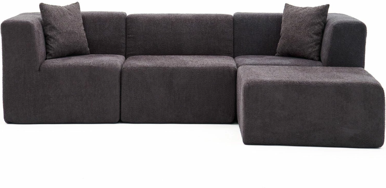 Këndare Atelier del Sofa, ngjyrë antracit, Raks
