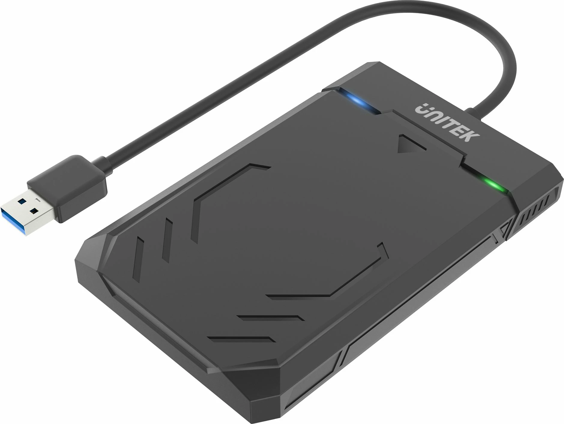 Kuti e jashtme për SSD/HDD 2.5" Unitek Y-3036 USB 3.2 Gen 1 SATA III, e zezë