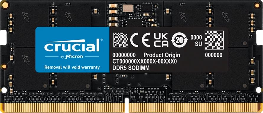 RAM Memorje Crucial DDR5-5600 SODIMM 32GB CL46 (1x32GB)
