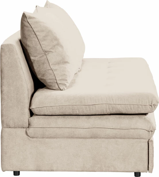 Krevat-sofá Girasole, 3 vende, bezhë, 200x87x90cm