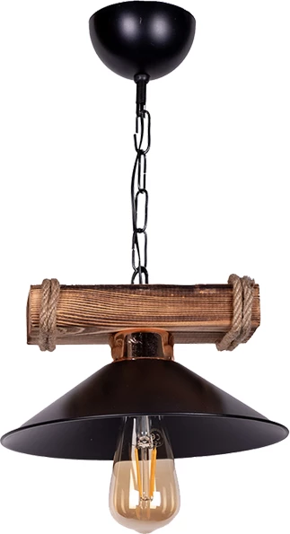 Llambë tavani Arique, metal i zi, 25x70cm