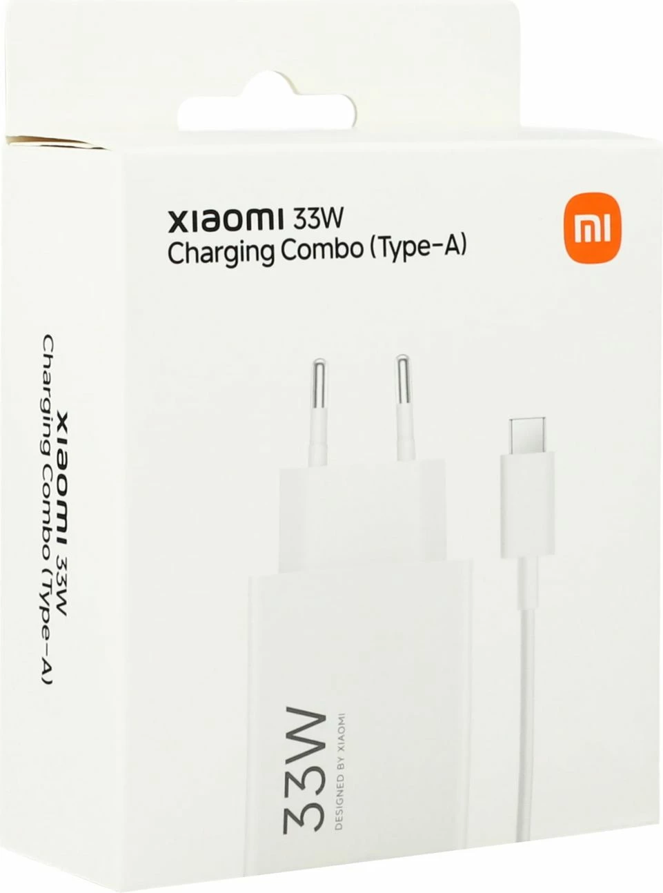 Karikues muri Xiaomi MDY-16-EF 33W 1xUSB-A me kabllo USB-C 3A prizë EU, i bardhë