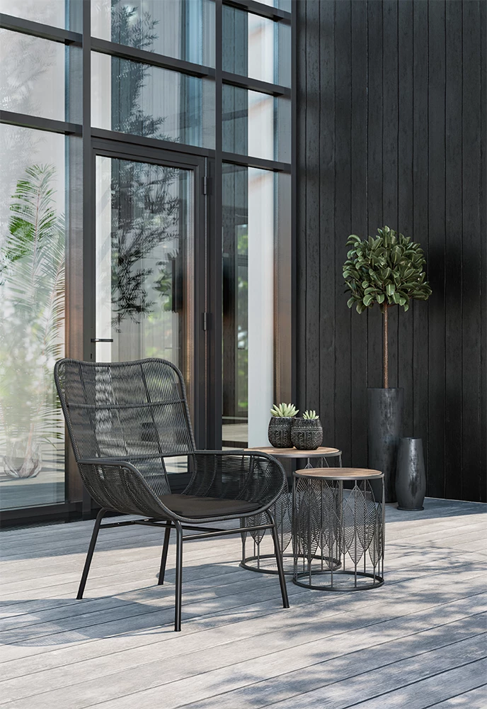 Karrige Nera, e zezë, 65x70x94