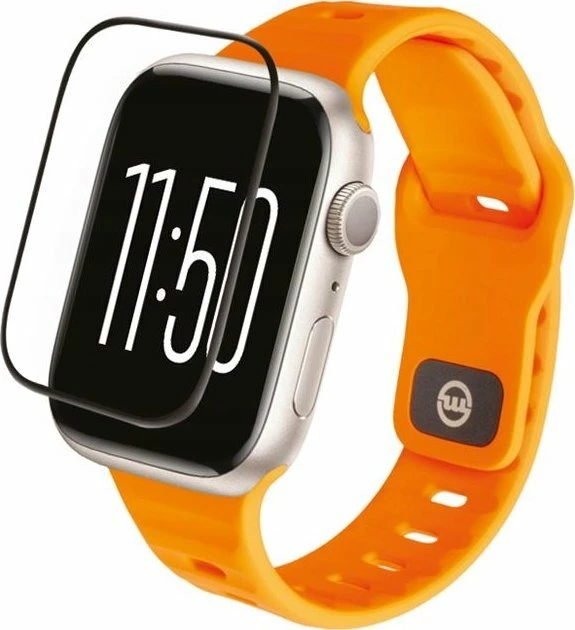 Mbrojtëse ekrani Hybrid film Mobile Origin për Apple Watch Series 4/5/6/SE 40mm, transparente, set me kit instalimi