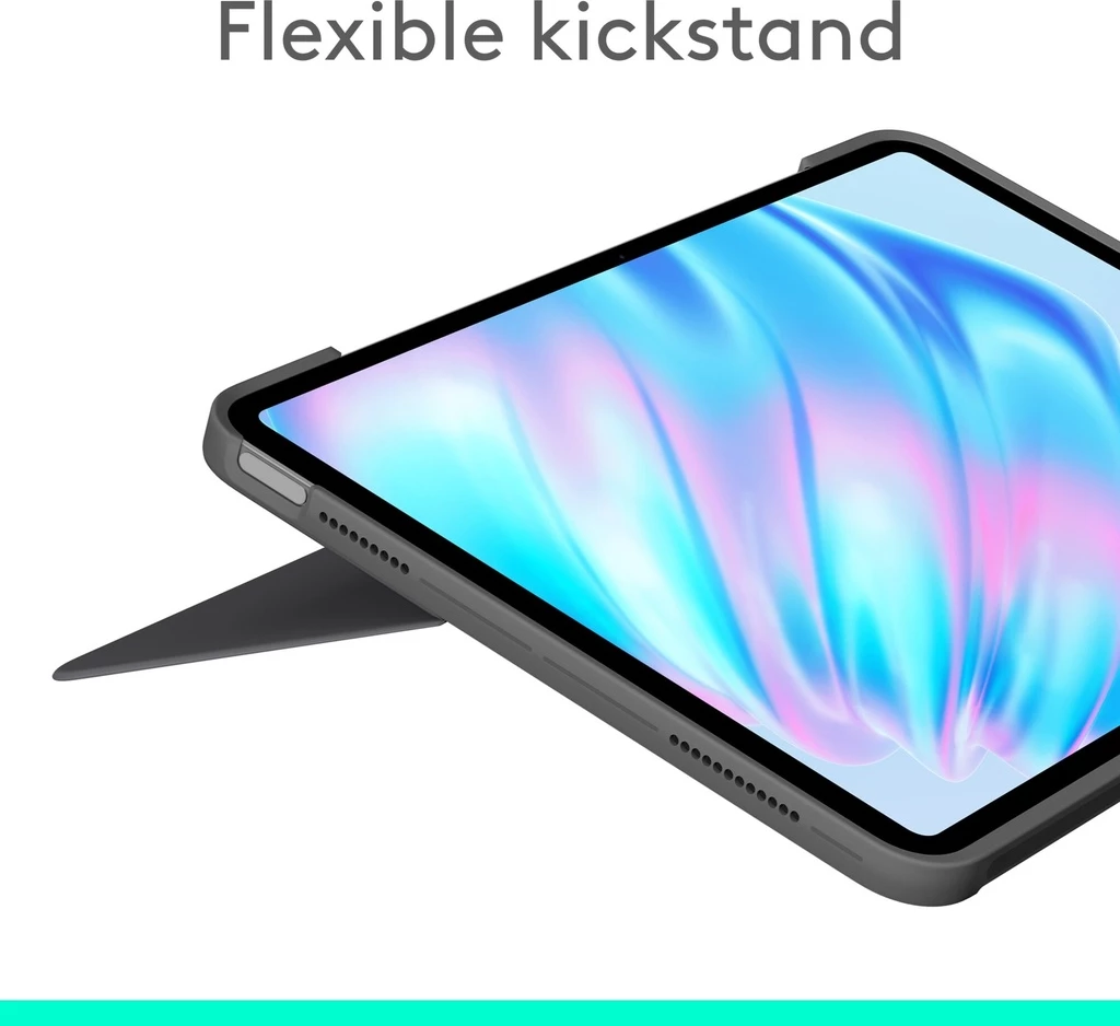 Logitech Combo Touch iPad Air 11-inch (M2) - Grey - US INT'L