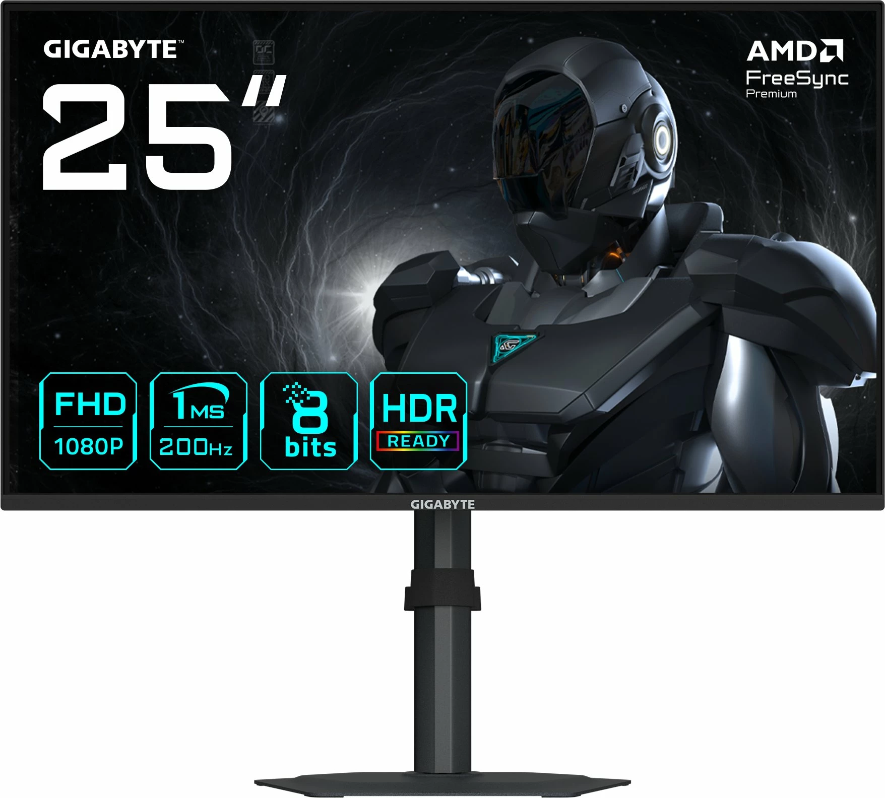 Monitor gaming Gigabyte G25F2 24.5\" IPS FHD 200Hz 1ms, i zi