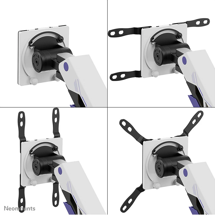 Mbajtës monitori Neomounts ACE DS70-256BL1, për tavolinë, 24-57", deri 30 kg, VESA 75x75-200x200, i zi
