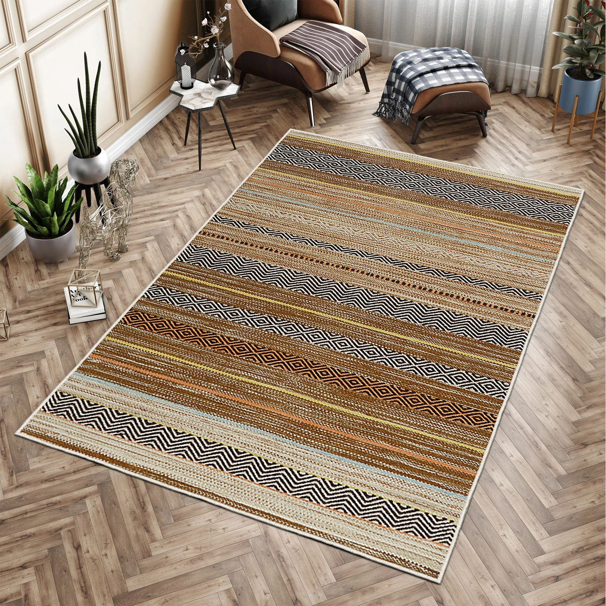 Qilim Conceptum Hypnose, shumëngjyrësh, 60x100cm, Wookece254
