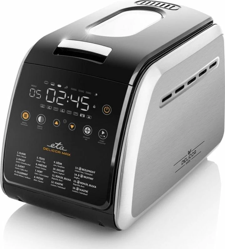 Pjekës buke Eta Delicca II 1.5 kg 850 W, argjendtë
