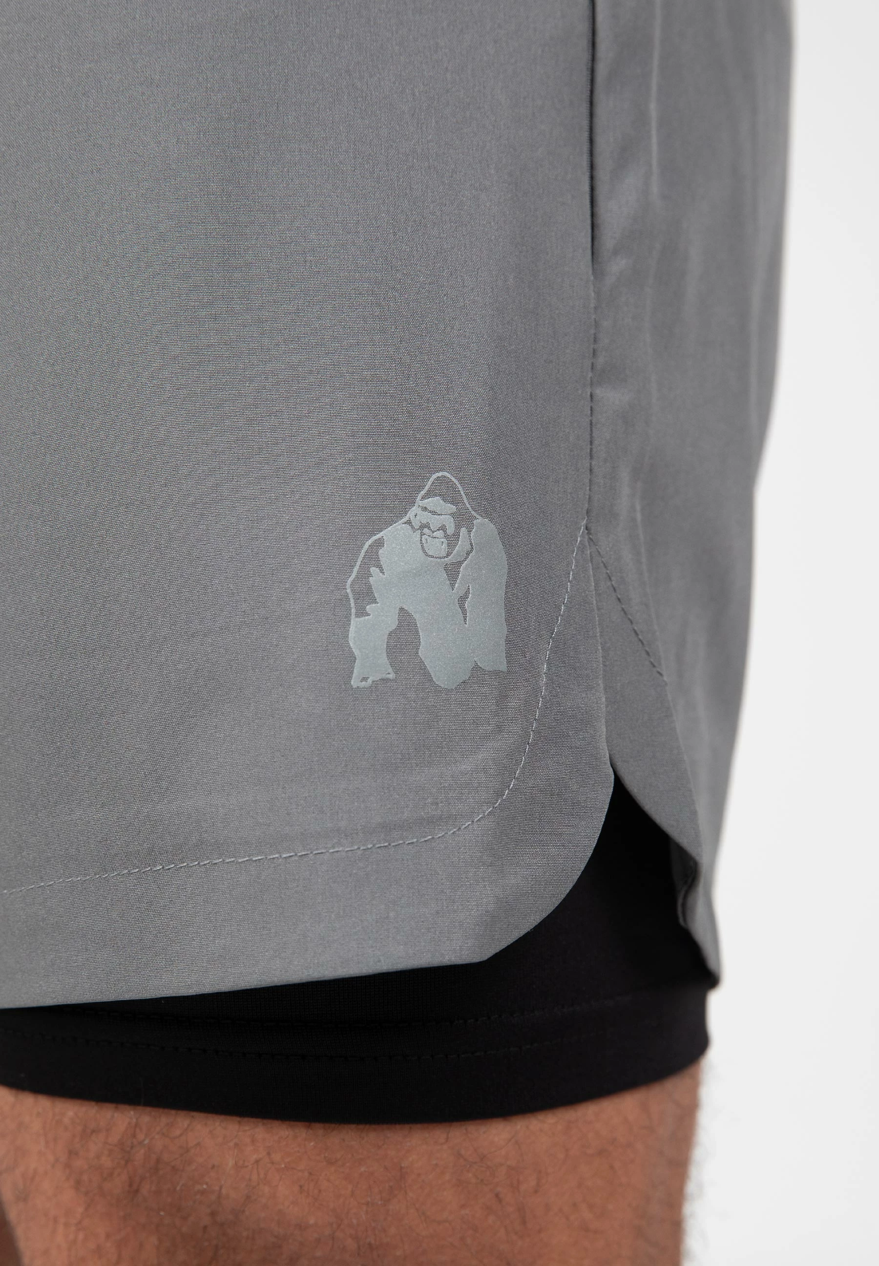 Cortez 2-in-1 Shorts - Anthracite [Madhësia: XL]