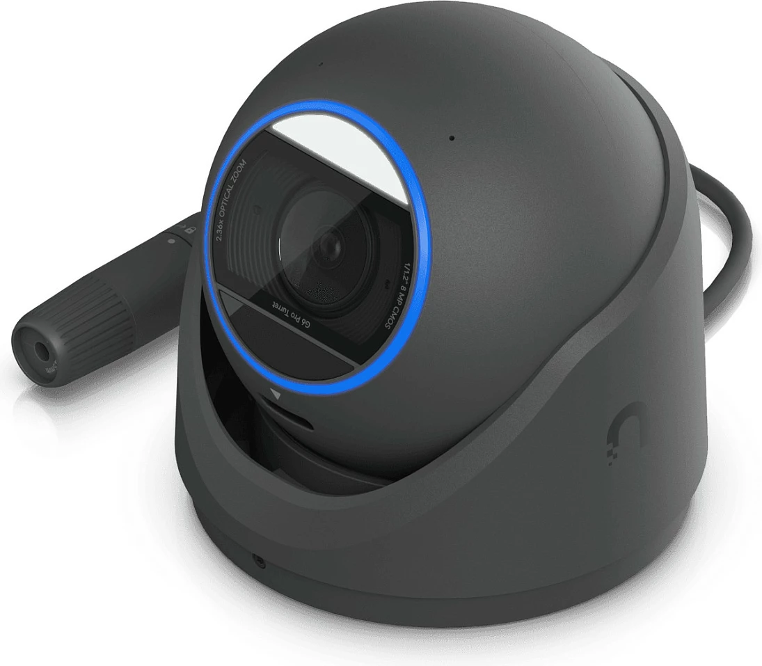 Kamerë sigurie Ubiquiti G6 Pro Turret, 360°, IP66, MicroSD, e zezë