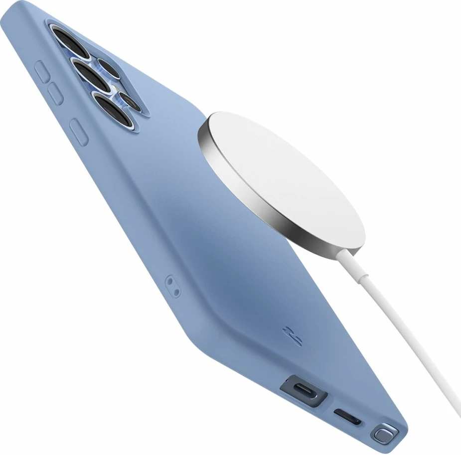 Mbështjellës Spigen Silicone Fit Mag për Samsung Galaxy S25 Ultra, Kaltër